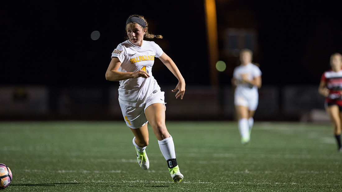 Valparaiso Soccer Player on Field